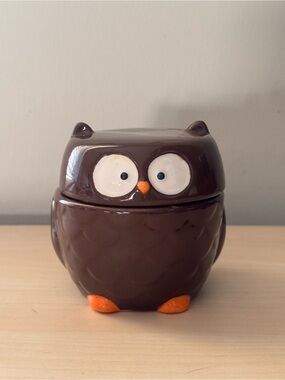 CorningWare Corelle Ceramic Owl Nesting Measuring Cup Set Vintage Whimsical